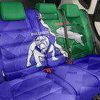 Rabbitohs and Bulldogs Back Car Seat Cover Dynamic Sporty Version