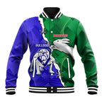 Personalised Rabbitohs and Bulldogs Baseball Jacket Dynamic Sporty Version