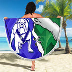 Rabbitohs and Bulldogs Beach Blanket Dynamic Sporty Version