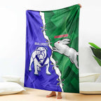Rabbitohs and Bulldogs Blanket Dynamic Sporty Version