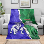 Rabbitohs and Bulldogs Blanket Dynamic Sporty Version