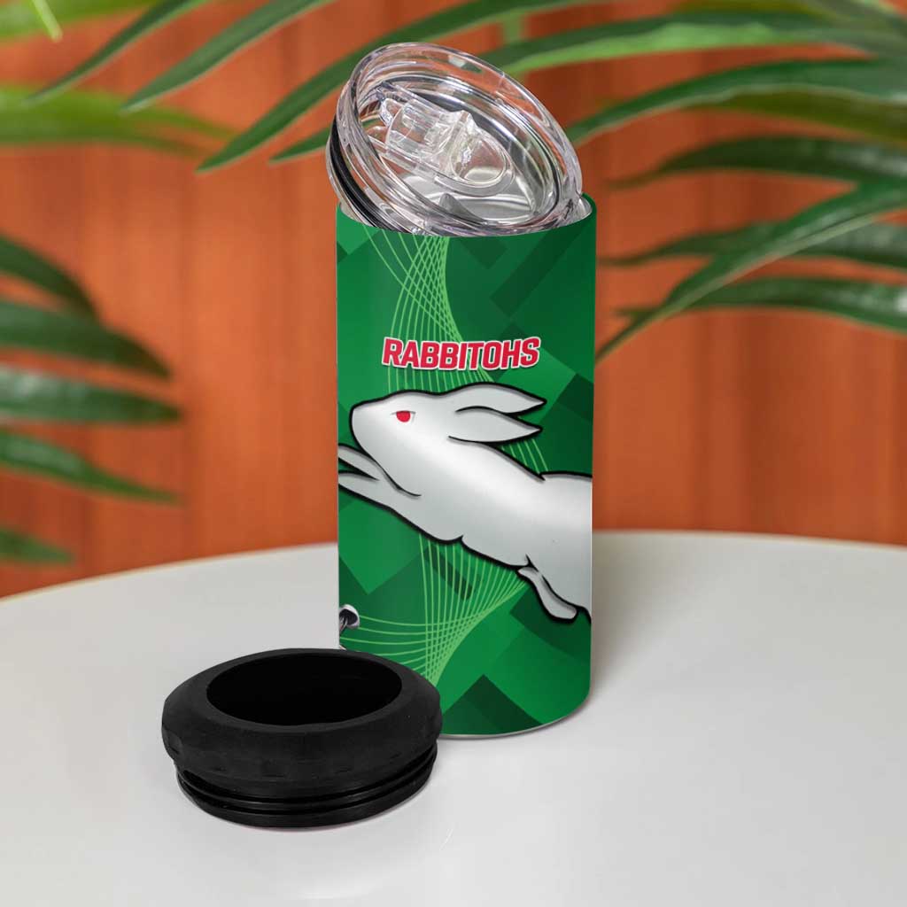 Rabbitohs and Bulldogs 4 in 1 Can Cooler Tumbler Dynamic Sporty Version
