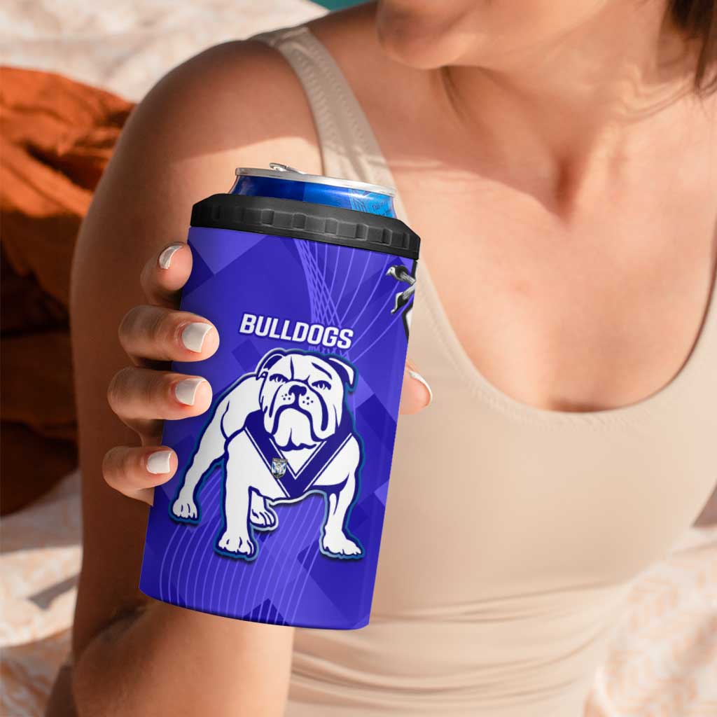 Rabbitohs and Bulldogs 4 in 1 Can Cooler Tumbler Dynamic Sporty Version