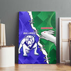 Rabbitohs and Bulldogs Canvas Wall Art Dynamic Sporty Version