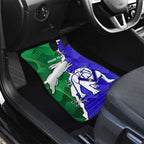 Rabbitohs and Bulldogs Car Mats Dynamic Sporty Version