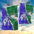 Rabbitohs and Bulldogs Garden Flag Dynamic Sporty Version
