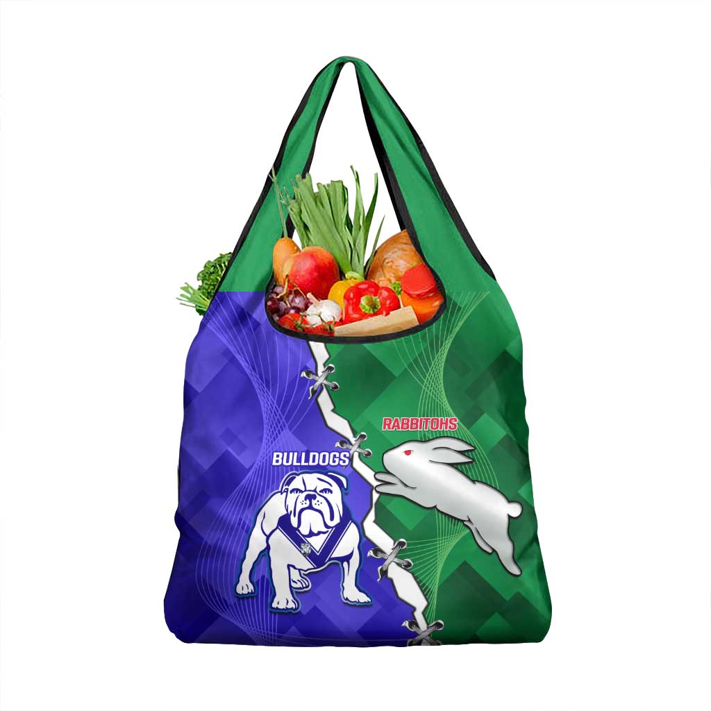 Rabbitohs and Bulldogs Grocery Bag Dynamic Sporty Version