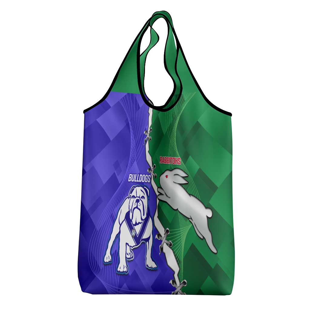 Rabbitohs and Bulldogs Grocery Bag Dynamic Sporty Version