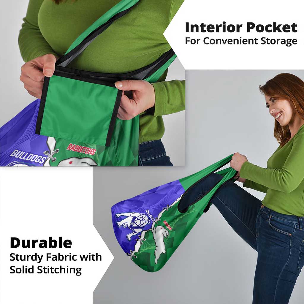 Rabbitohs and Bulldogs Grocery Bag Dynamic Sporty Version
