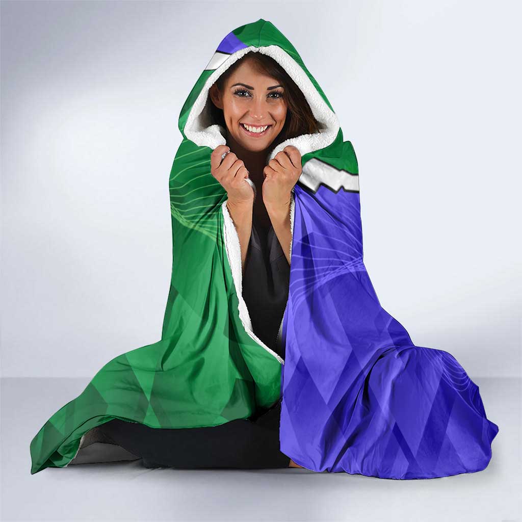 Rabbitohs and Bulldogs Hooded Blanket Dynamic Sporty Version