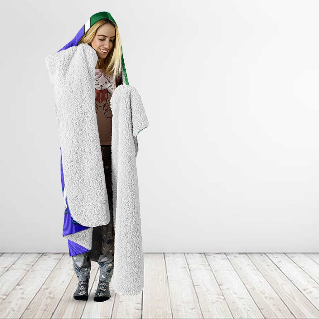 Rabbitohs and Bulldogs Hooded Blanket Dynamic Sporty Version