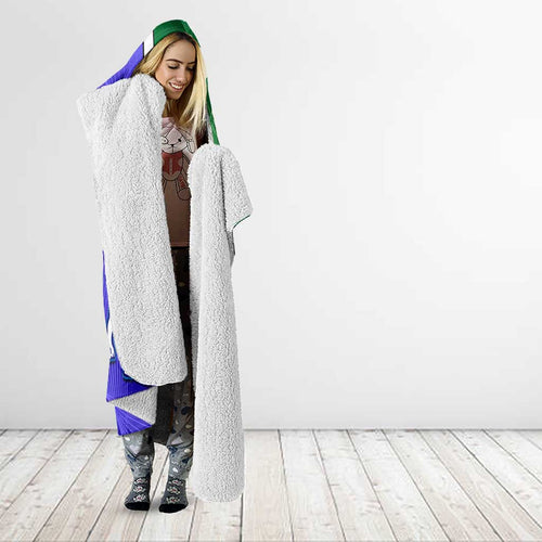 Rabbitohs and Bulldogs Hooded Blanket Dynamic Sporty Version