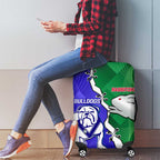 Rabbitohs and Bulldogs Luggage Cover Dynamic Sporty Version