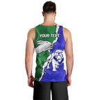 Personalised Rabbitohs and Bulldogs Men Tank Top Dynamic Sporty Version