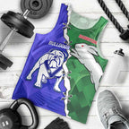 Personalised Rabbitohs and Bulldogs Men Tank Top Dynamic Sporty Version
