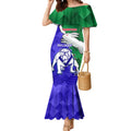 Personalised Rabbitohs and Bulldogs Mermaid Dress Dynamic Sporty Version