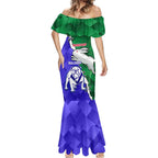 Personalised Rabbitohs and Bulldogs Mermaid Dress Dynamic Sporty Version