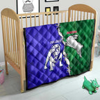 Rabbitohs and Bulldogs Quilt Dynamic Sporty Version