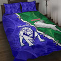 Rabbitohs and Bulldogs Quilt Bed Set Dynamic Sporty Version
