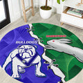 Rabbitohs and Bulldogs Round Carpet Dynamic Sporty Version
