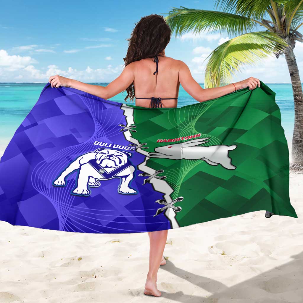 Rabbitohs and Bulldogs Sarong Dynamic Sporty Version