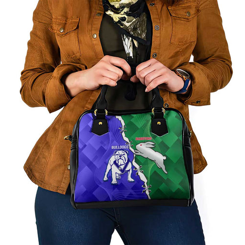 Rabbitohs and Bulldogs Shoulder Handbag Dynamic Sporty Version