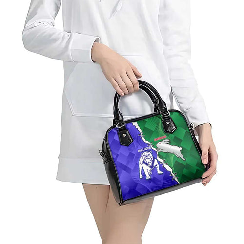 Rabbitohs and Bulldogs Shoulder Handbag Dynamic Sporty Version