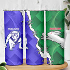 Rabbitohs and Bulldogs Skinny Tumbler Dynamic Sporty Version