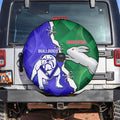 Rabbitohs and Bulldogs Spare Tire Cover Dynamic Sporty Version