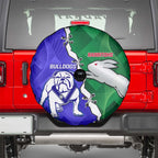Rabbitohs and Bulldogs Spare Tire Cover Dynamic Sporty Version