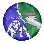 Rabbitohs and Bulldogs Spare Tire Cover Dynamic Sporty Version
