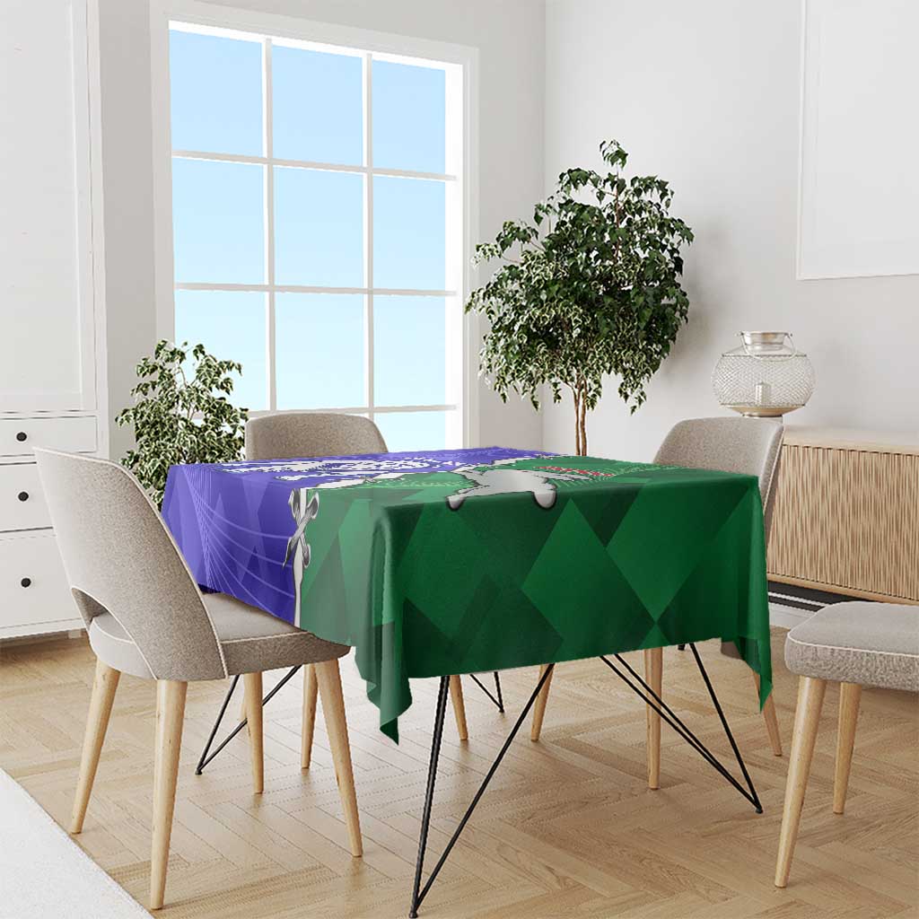 Rabbitohs and Bulldogs Tablecloth Dynamic Sporty Version