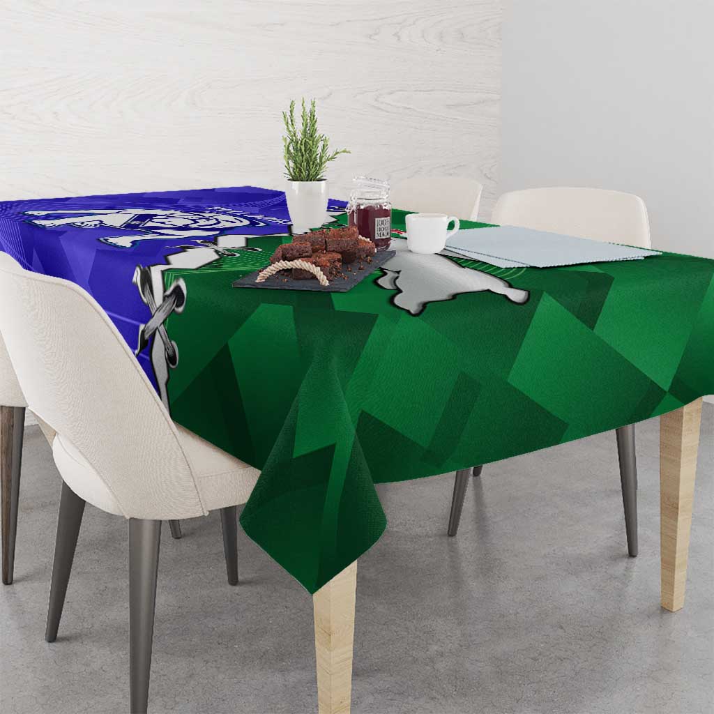 Rabbitohs and Bulldogs Tablecloth Dynamic Sporty Version