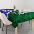 Rabbitohs and Bulldogs Tablecloth Dynamic Sporty Version