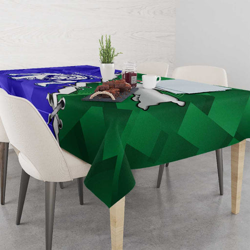 Rabbitohs and Bulldogs Tablecloth Dynamic Sporty Version