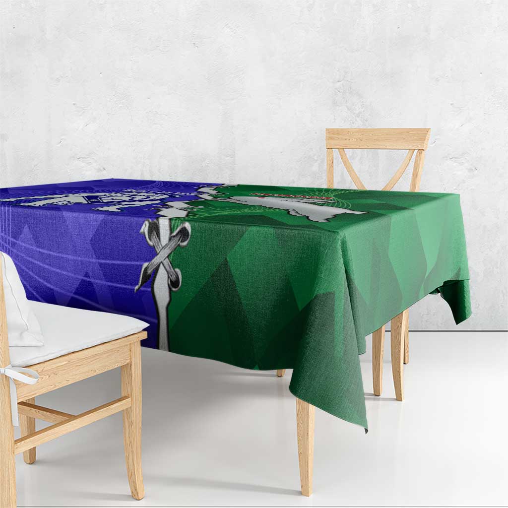 Rabbitohs and Bulldogs Tablecloth Dynamic Sporty Version