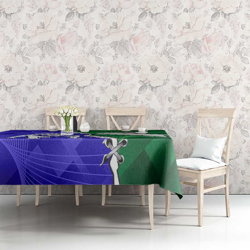 Rabbitohs and Bulldogs Tablecloth Dynamic Sporty Version