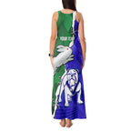 Personalised Rabbitohs and Bulldogs Tank Maxi Dress Dynamic Sporty Version