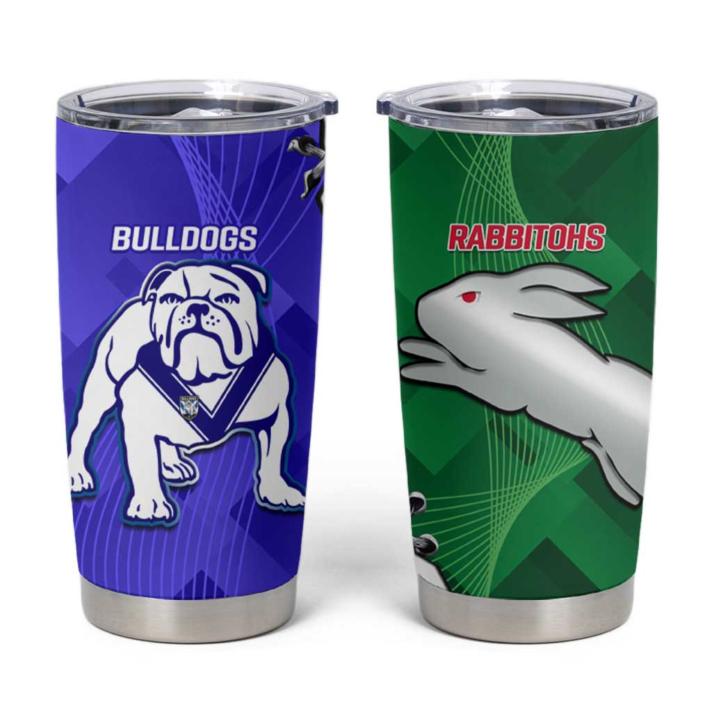Rabbitohs and Bulldogs Tumbler Cup Dynamic Sporty Version