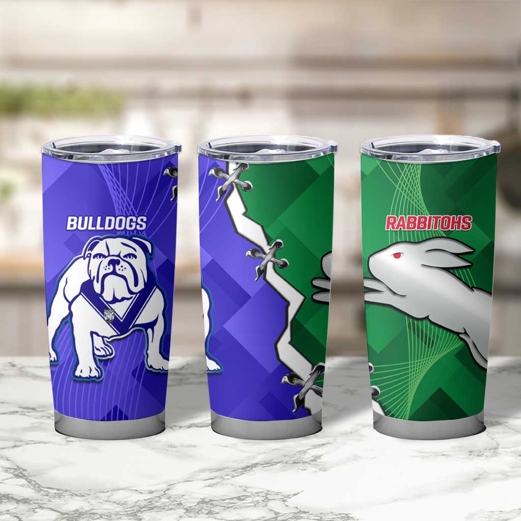Rabbitohs and Bulldogs Tumbler Cup Dynamic Sporty Version
