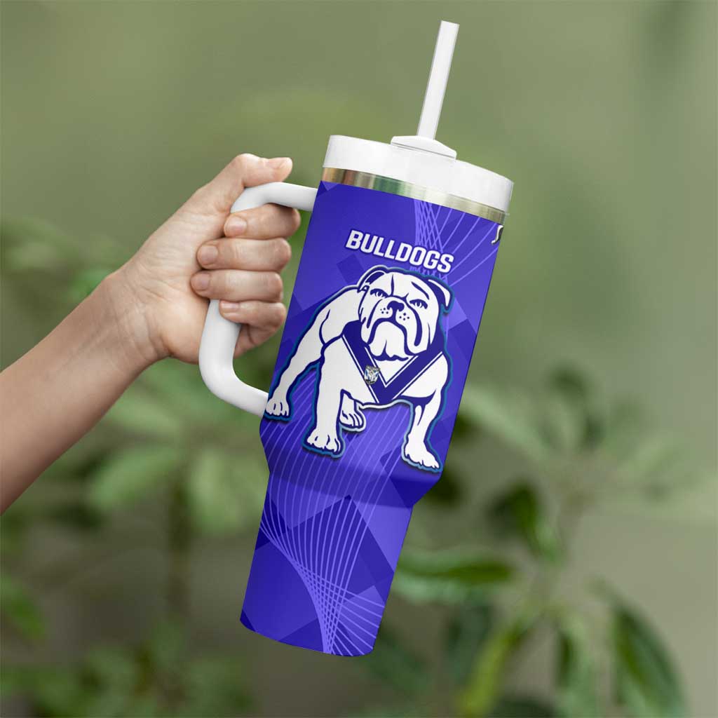 Rabbitohs and Bulldogs Tumbler With Handle Dynamic Sporty Version