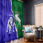 Rabbitohs and Bulldogs Window Curtain Dynamic Sporty Version