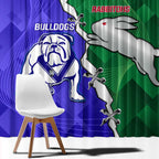 Rabbitohs and Bulldogs Window Curtain Dynamic Sporty Version