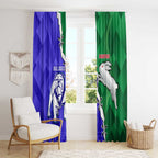 Rabbitohs and Bulldogs Window Curtain Dynamic Sporty Version