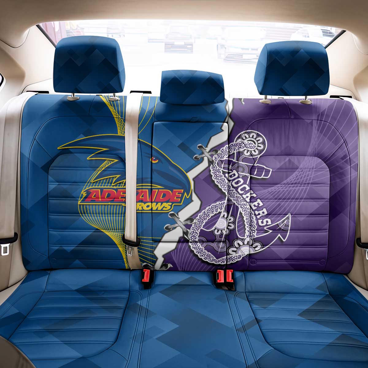 Crows and Dockers Back Car Seat Cover Dynamic Sporty Version