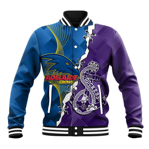 Personalised Crows and Dockers Baseball Jacket Dynamic Sporty Version