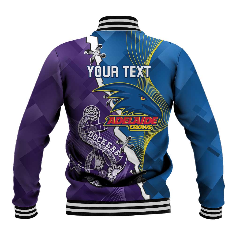 Personalised Crows and Dockers Baseball Jacket Dynamic Sporty Version