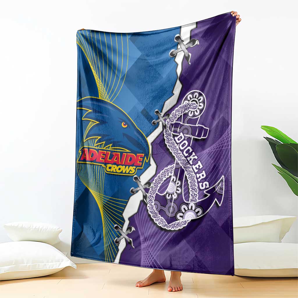 Crows and Dockers Blanket Dynamic Sporty Version