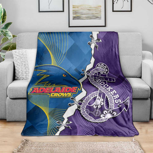 Crows and Dockers Blanket Dynamic Sporty Version