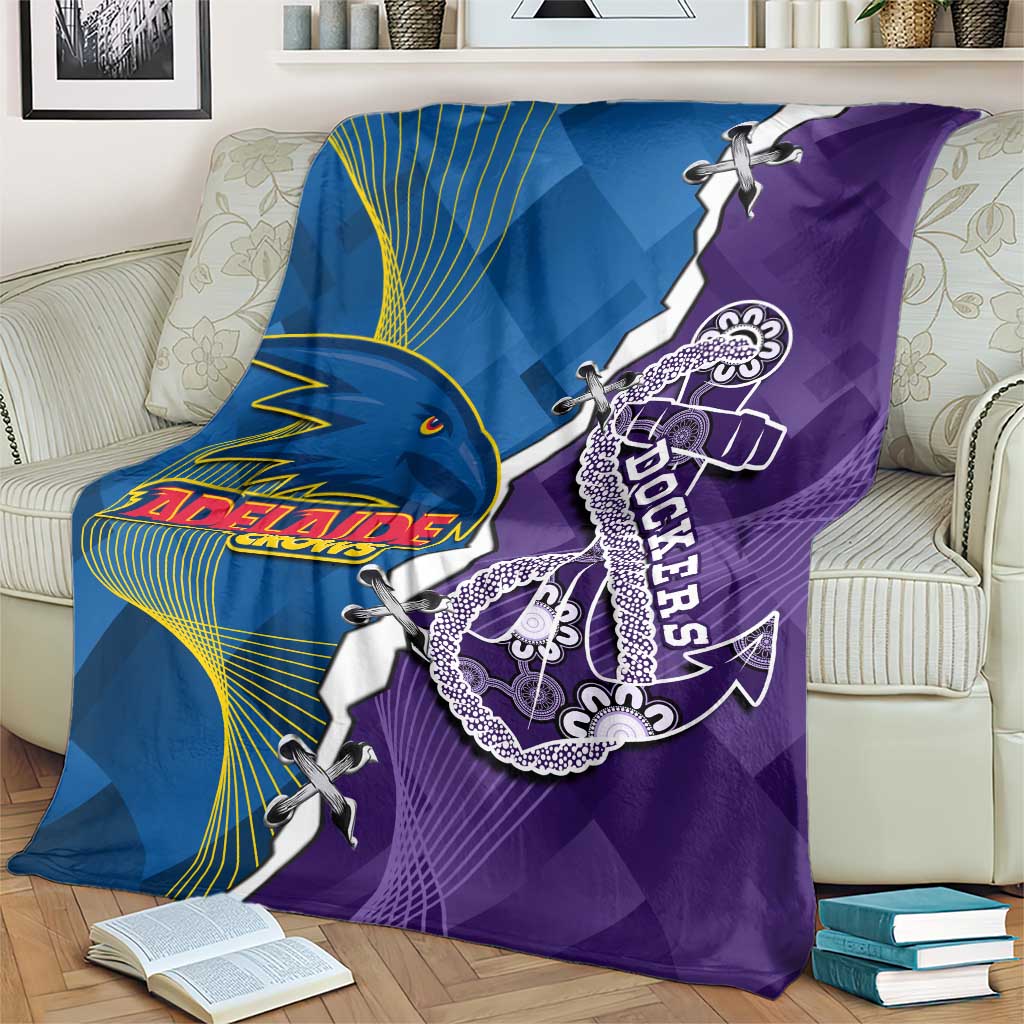 Crows and Dockers Blanket Dynamic Sporty Version
